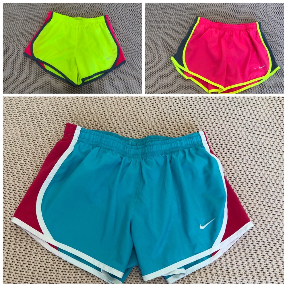 THREE SMALL NIKE SHORTS